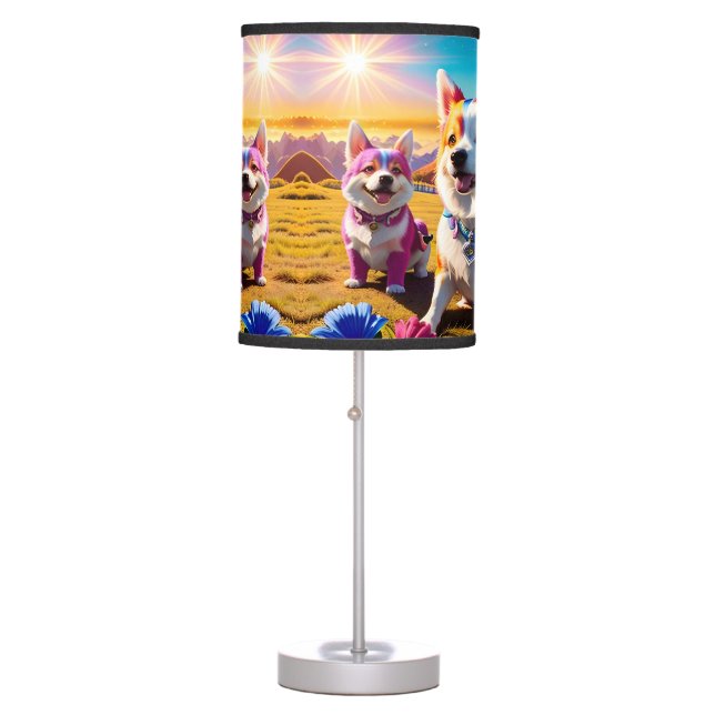 Beautiful Animal Four Table Lamp (Front)