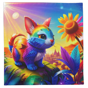 Beautiful Animal Three Cloth Napkin
