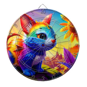 Beautiful Animal Three Dart Board