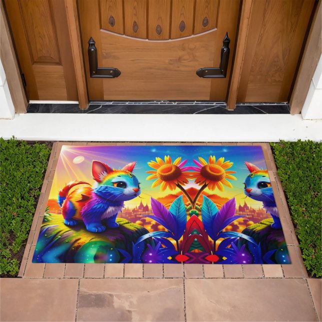 Beautiful Animal Three Doormat (Outdoor)