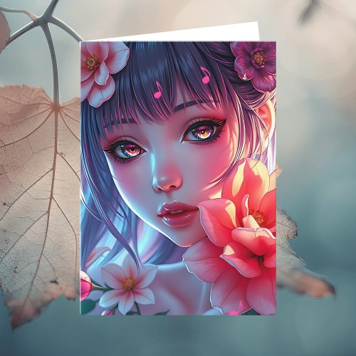 Beautiful Anime Girl Birthday