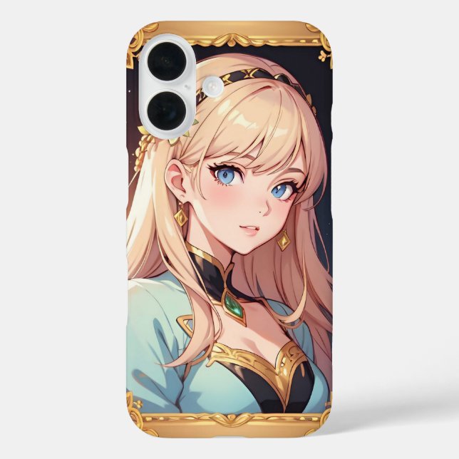 Beautiful Anime Girl Soft Anime Portrait Case-Mate iPhone Case (Back)