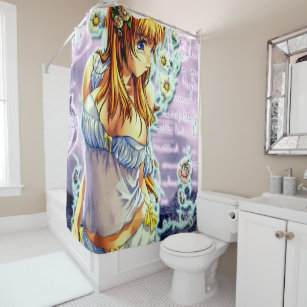 4Pcs Shower Curtain Set for Bathroom Anime My India  Ubuy