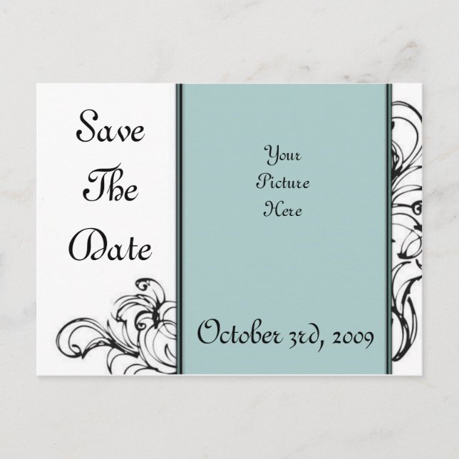Beautiful Announcement Postcard (Front)