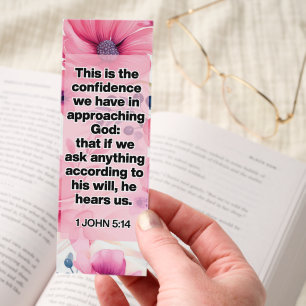 Beautiful Answered Prayer Bible Verse Bookmarks