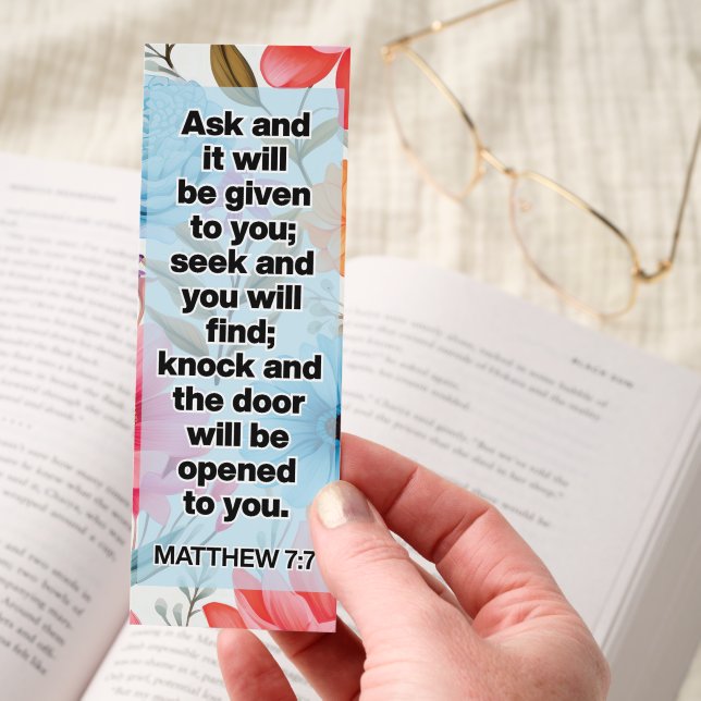 Beautiful Answered Prayer  Bible Verse Bookmarks (Hand)