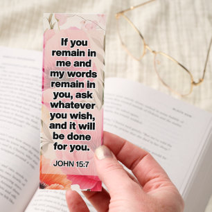 Beautiful Answered Prayer Bible Verse Bookmarks