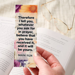 Beautiful Answered Prayer Bible Verse Bookmarks