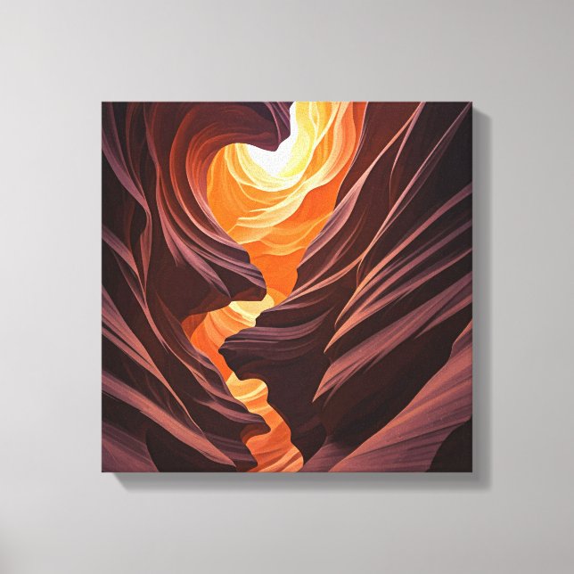 Beautiful Antelope Canyon Navajo Nation  Canvas Print (Front)
