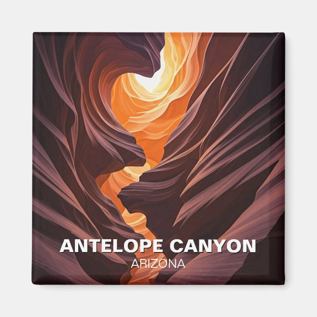 Beautiful Antelope Canyon Navajo Nation  Magnet (Front)