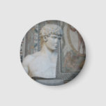 Beautiful Antinous Hadrian's lover Magnet<br><div class="desc">A museum art piece to your kitchen with this Antinous portrait with the background of a Roman mosaic. From the Glypthotek of Munich in Germany.</div>