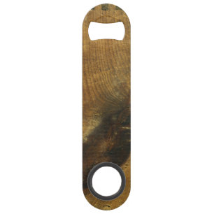 Beautiful Antique 100 Year Old Weathered Wood Bar Key