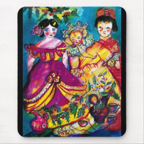 BEAUTIFUL ANTIQUE DOLLS MOUSE PAD