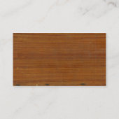 Beautiful Antique Inspired Textured Wood Business Card (Back)