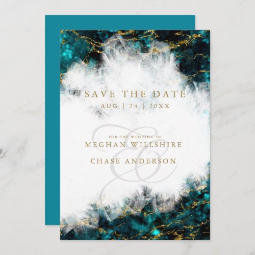 Beautiful Apatite Crystal Geode  Invitation