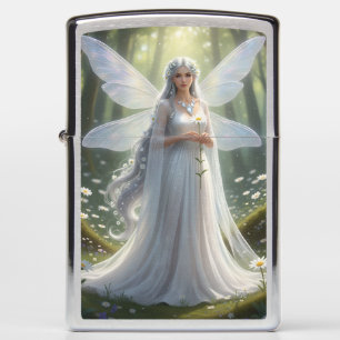 Beautiful April Diamond Fairy Zippo Lighter