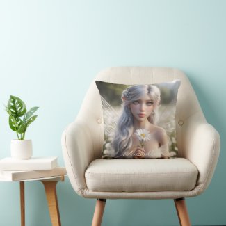 Beautiful April Fairy in Daisies