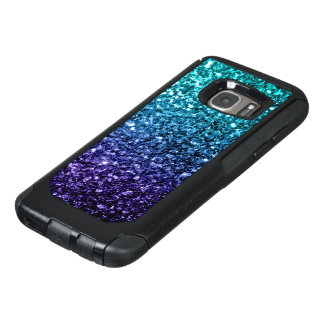 Beautiful Aqua blue Ombre glitter sparkles OtterBox Samsung Galaxy S7 Case