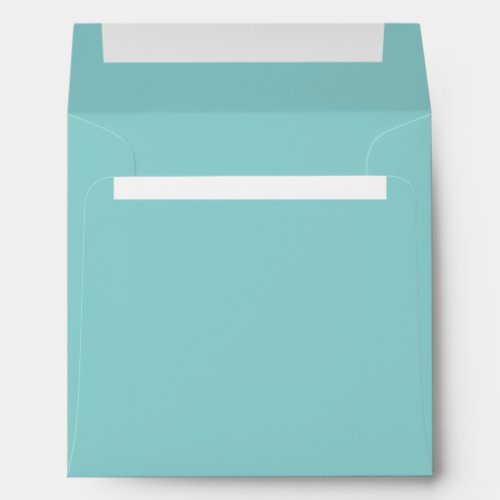 Beautiful Aqua Shade Of Blue Teal Bluish Green Envelope