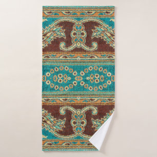 Beautiful, arab, arabic, arabian, arabesque fabric bath towel