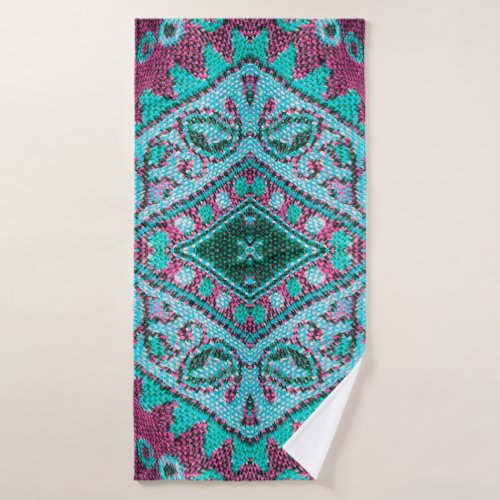 Beautiful arab arabic arabian arabesque fabric bath towel