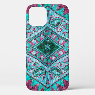 Beautiful, arab, arabic, arabian, arabesque fabric iPhone 12 case