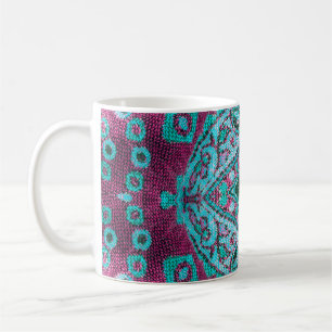 Beautiful, arab, arabic, arabian, arabesque fabric coffee mug