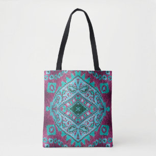 Beautiful, arab, arabic, arabian, arabesque fabric tote bag