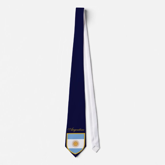 Beautiful Argentina Flag Neck Tie (Front)