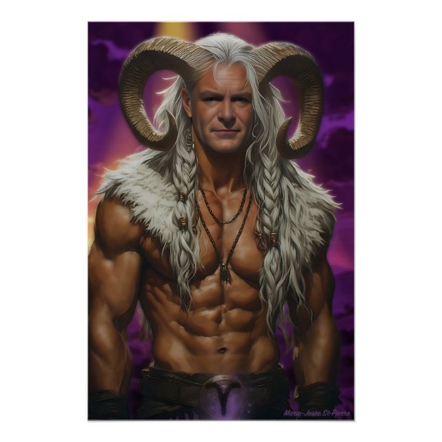 Beautiful Aries Poster (Front)
