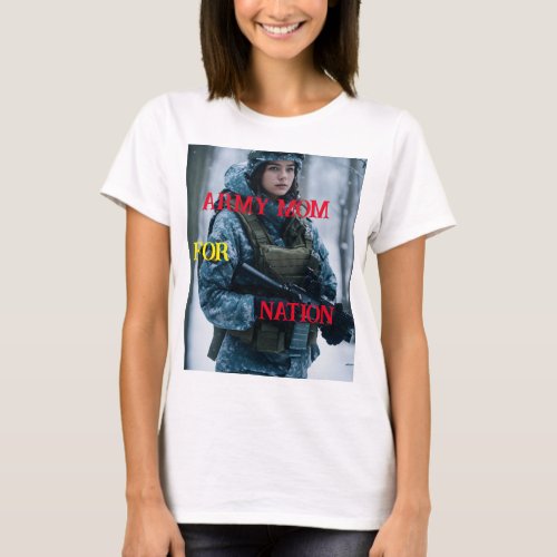 beautiful army mom T_Shirt