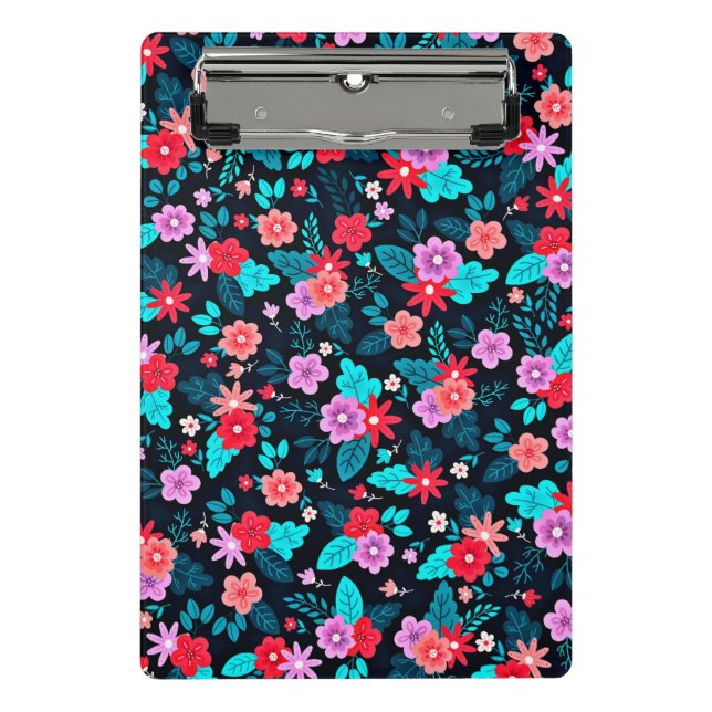Beautiful Arrangement Ditsy Flowers Pattern-46537 Mini Clipboard (Front)