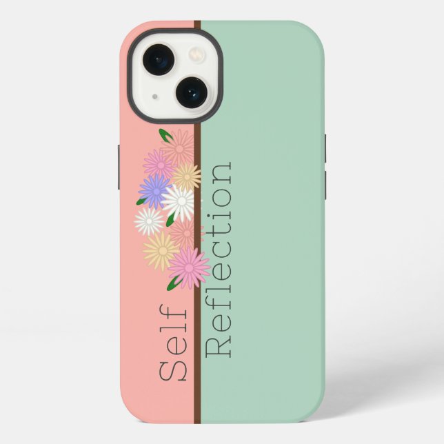 Beautiful Arrangement of Colorful Daisies on Sill  iPhone Case (Back)