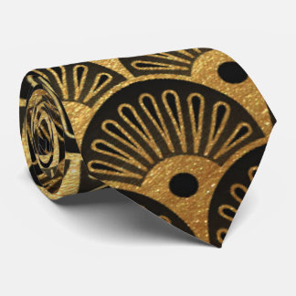 Beautiful art deco pattern mens tie