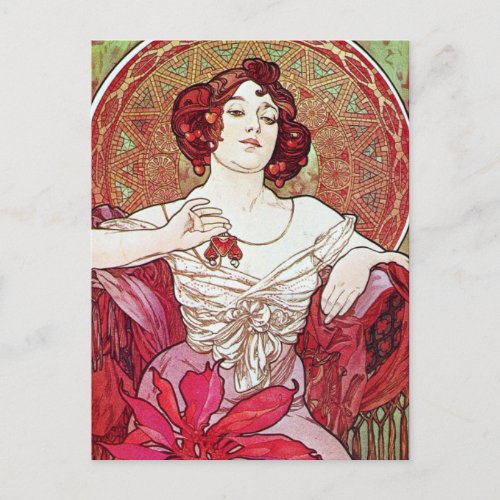 Beautiful Art Nouveau Postcard