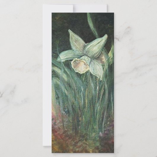 Beautiful ART of a softly hued Daffodil (Front)