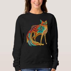 Beautiful Artistic Fox Animal Sweatshirt