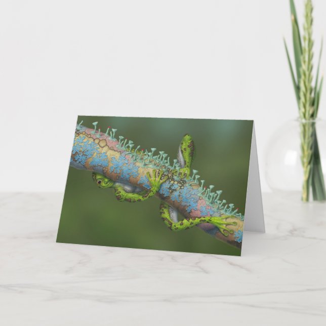 Beautiful Artistic Greeting Card - Nature Fantasy (Front)
