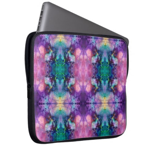Beautiful artsy feminine aesthetic multi_color laptop sleeve