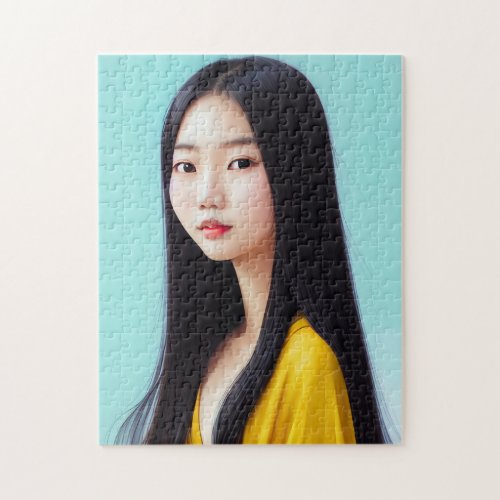 BEAUTIFUL ASIAN GIRL ART JIGSAW PUZZLE