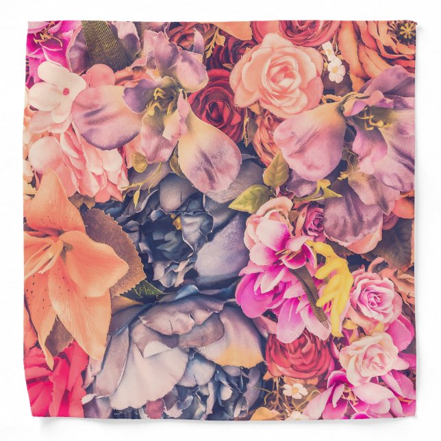 Beautiful Assorted Floral | Bandana (Front)