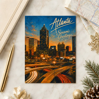 Beautiful Atlanta Soccer Tournament 2026 Souvenir Postcard