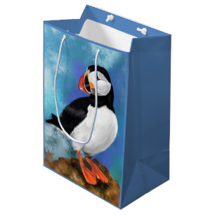Beautiful Atlantic Puffin Bird Gift Bag