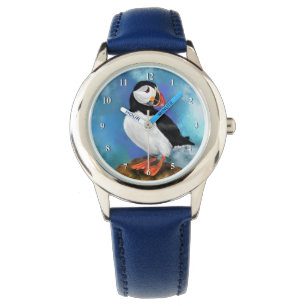 Beautiful Atlantic Puffin Bird Watch - Clown Beak