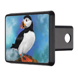 Beautiful Atlantic Puffin Hitch Cover