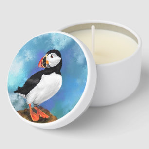Beautiful Atlantic Puffin Mini Candle Favors