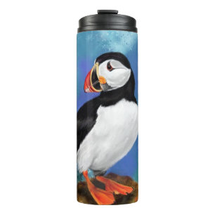 Beautiful Atlantic Puffin Thermal Tumbler