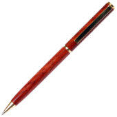 Beautiful Attractive Rose Wood Slim Ballpoint Pen (Front)