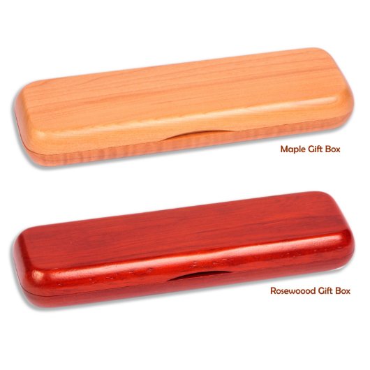 Beautiful Attractive Rose Wood Slim Ballpoint Pen (Gift Boxes)