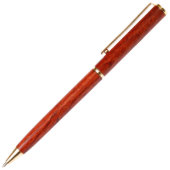 Beautiful Attractive Rose Wood Slim Ballpoint Pen (Front Right)
